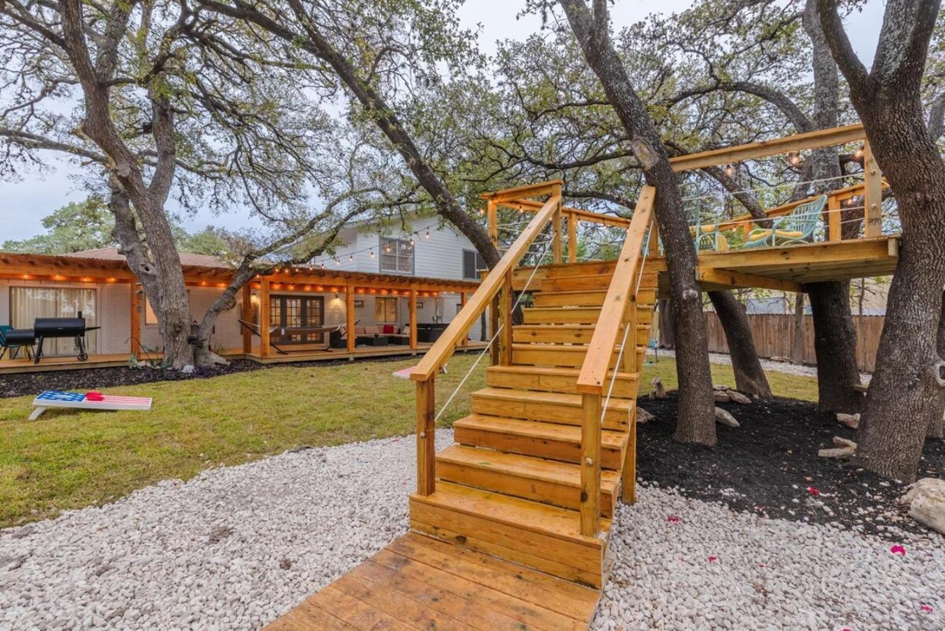 Luxurious Home With Hot Tub & Tree Deck By 6Flags San Antonio Kültér fotó